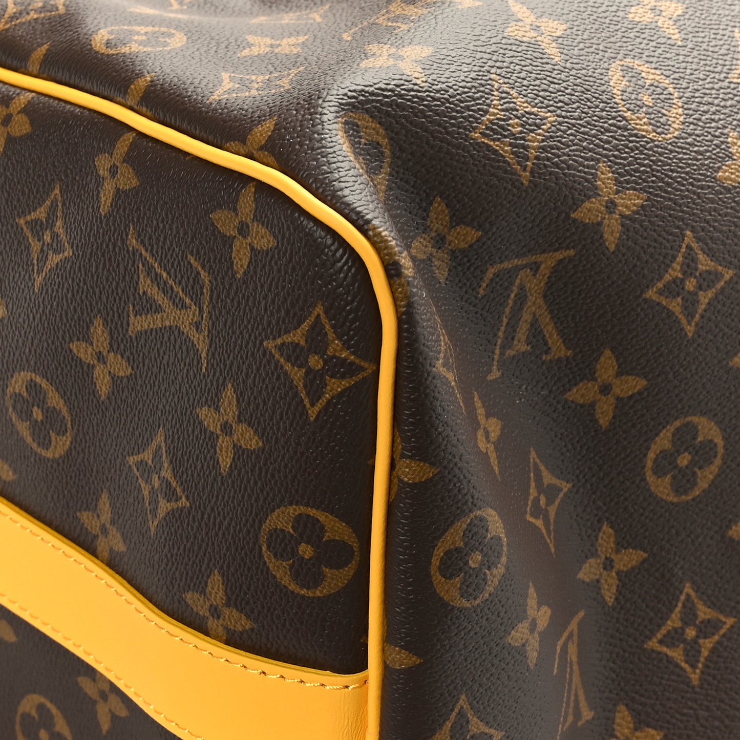 Monogram Keepall Bandouliere 50 Jaune Mat