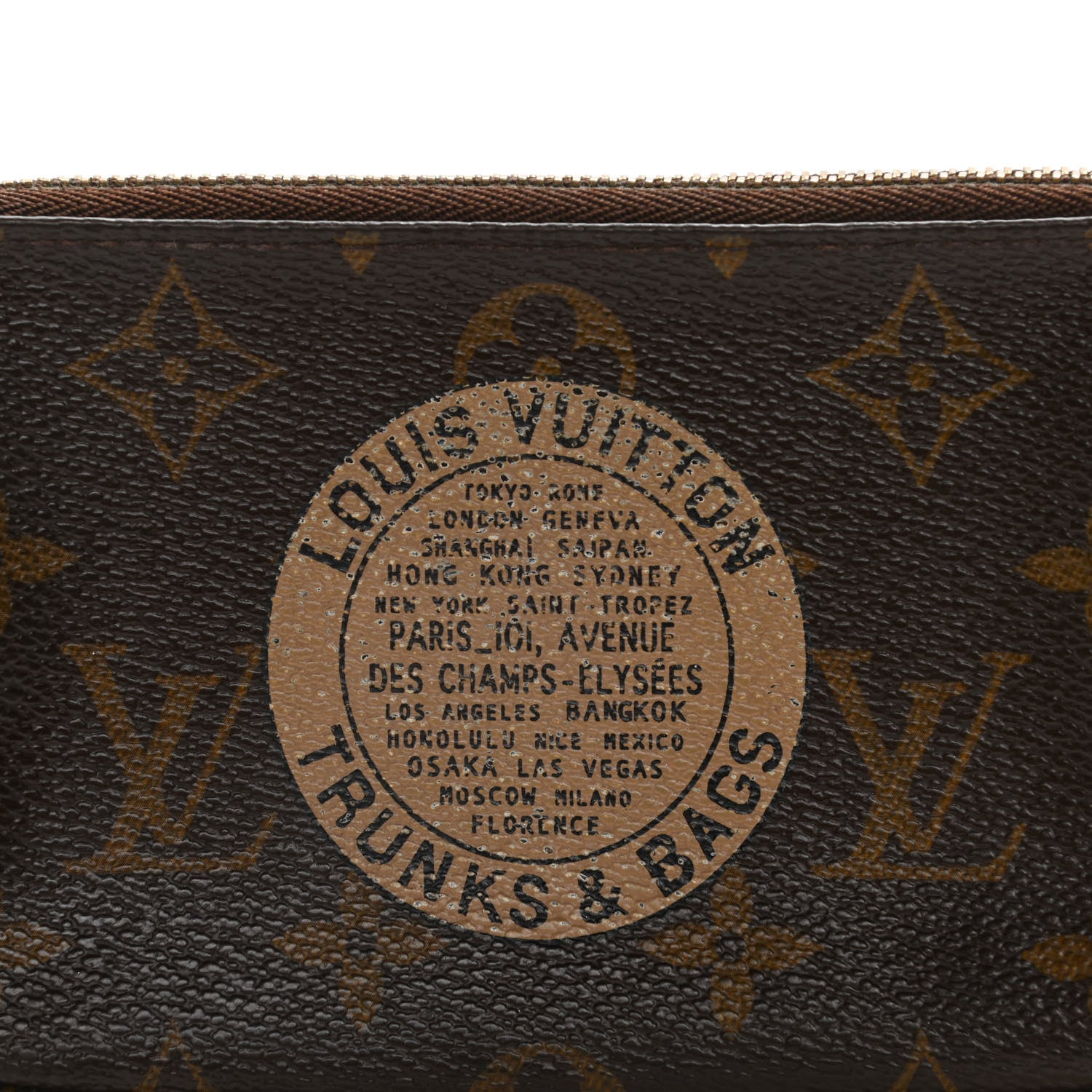 Louis Vuitton Monogram Complice Trunks and Bags Mini Pochette Accessories Beige 8 of 15