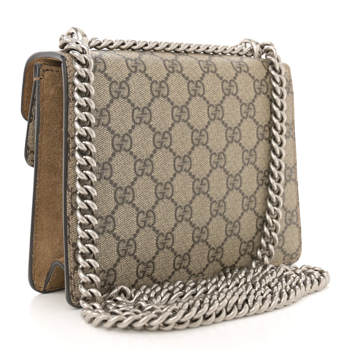 GG Supreme Monogram Mini Dionysus Shoulder Bag Taupe