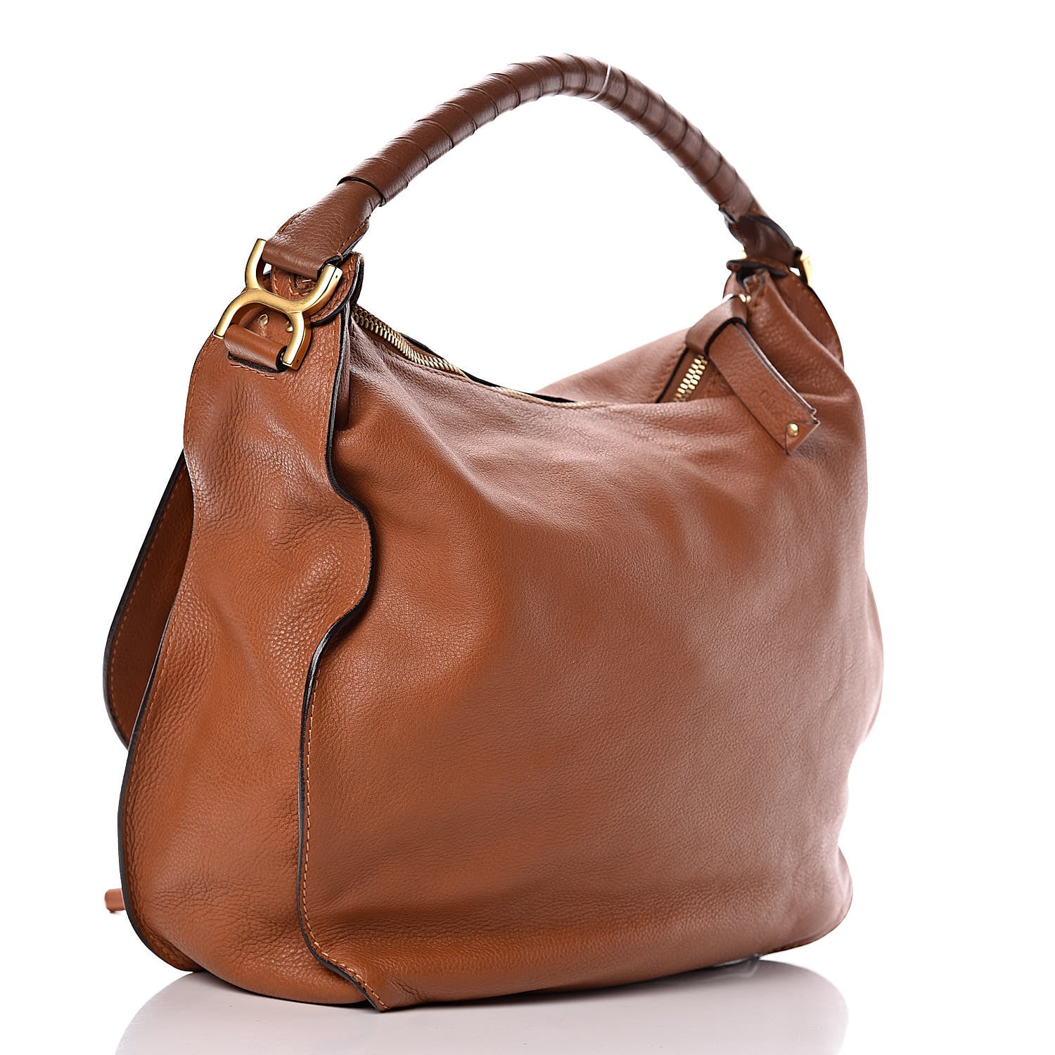 Chloe Calfskin Large Marcie Hobo Tan 3 of 10