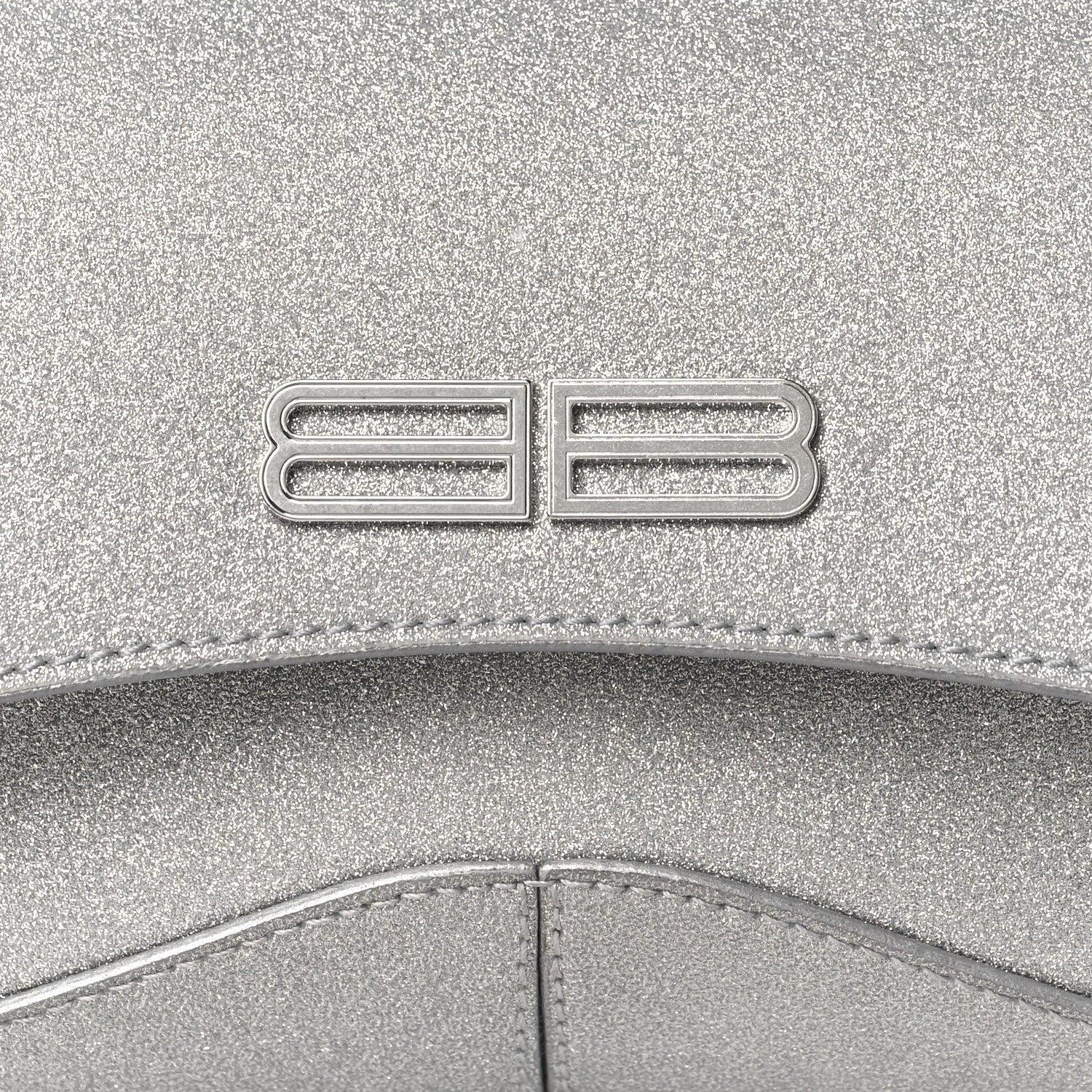 Balenciaga Sparkling Fabric Small XX Flap Stretch Bag Silver 8 of 11