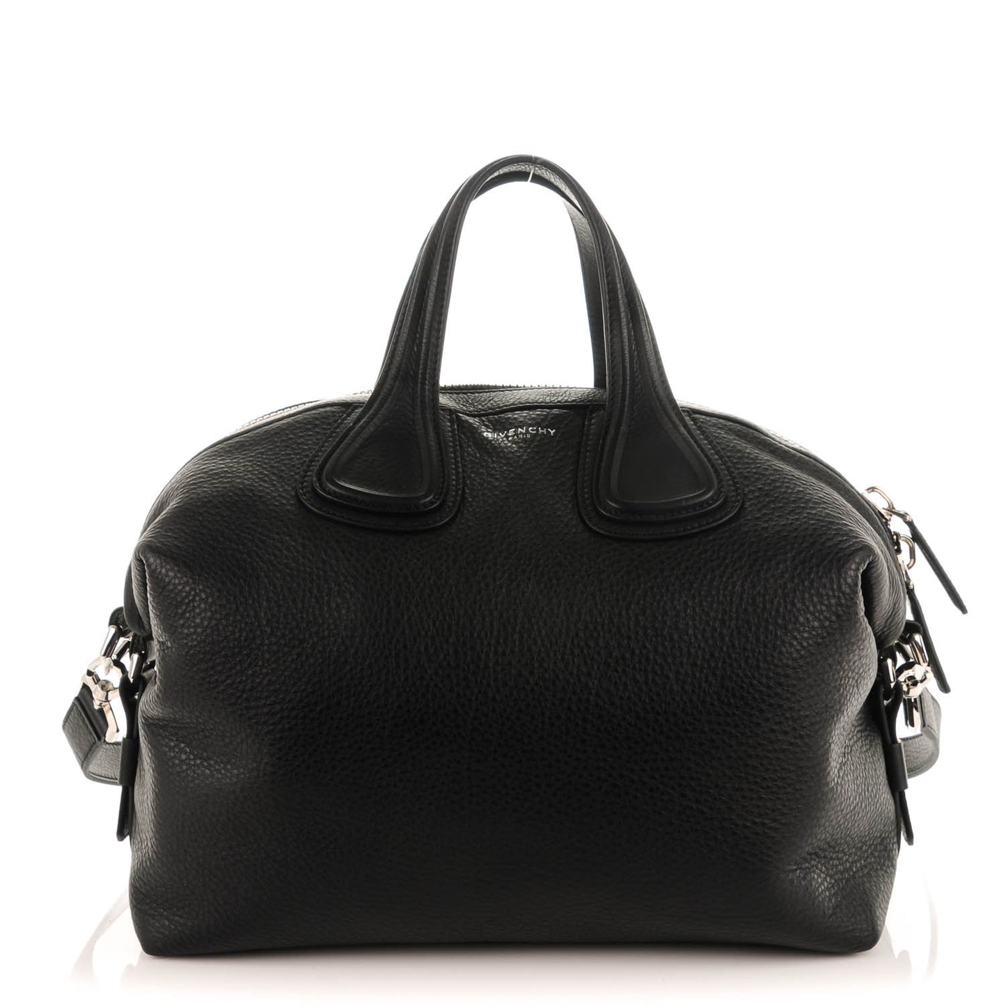Waxy Grained Calfskin Medium Nightingale Black