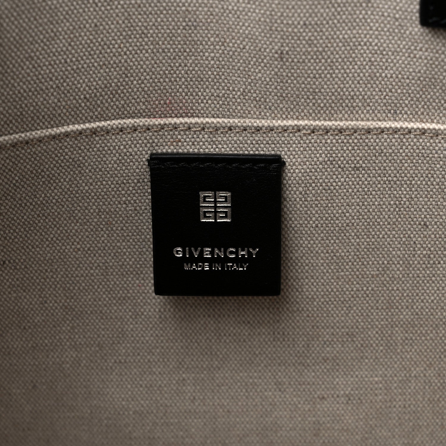 Givenchy Canvas Logo 4G Embossed Medium Tote Beige Black 6 of 10