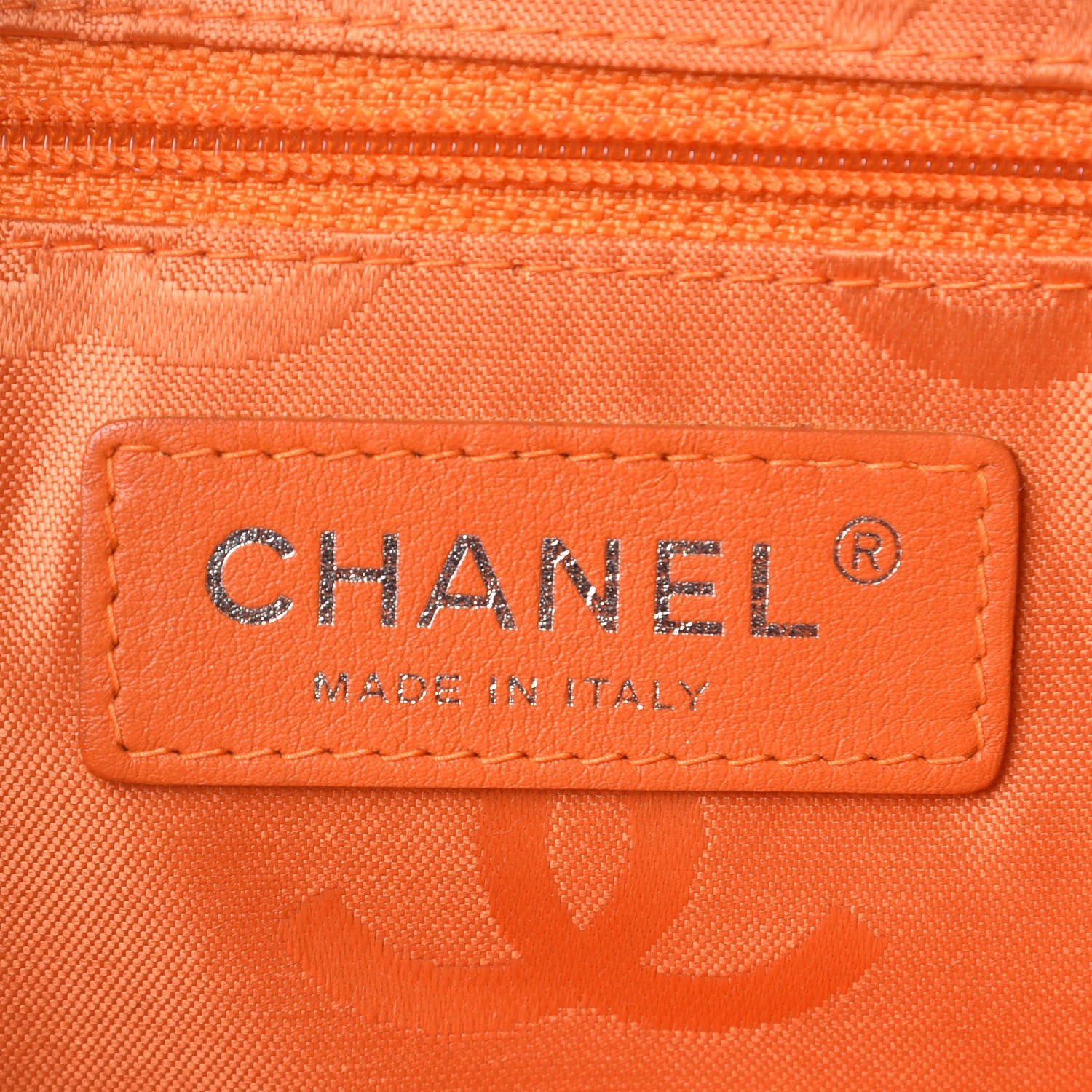 Chanel Calfskin Quilted Cambon Pochette Brown Beige 6 of 11