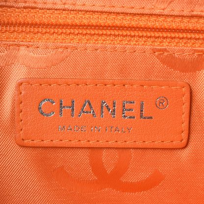 Chanel Calfskin Quilted Cambon Pochette Brown Beige 6 of 11