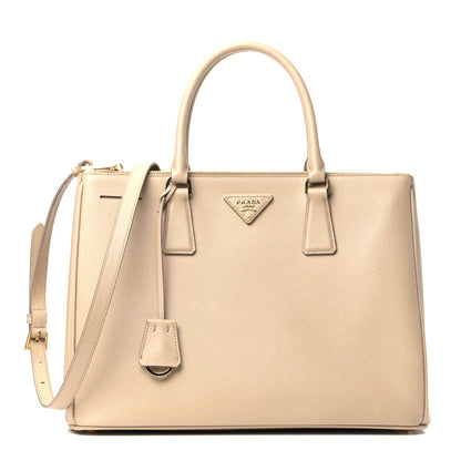 Prada Saffiano Medium Galleria Double Zip Tote Sabbia 1 of 6