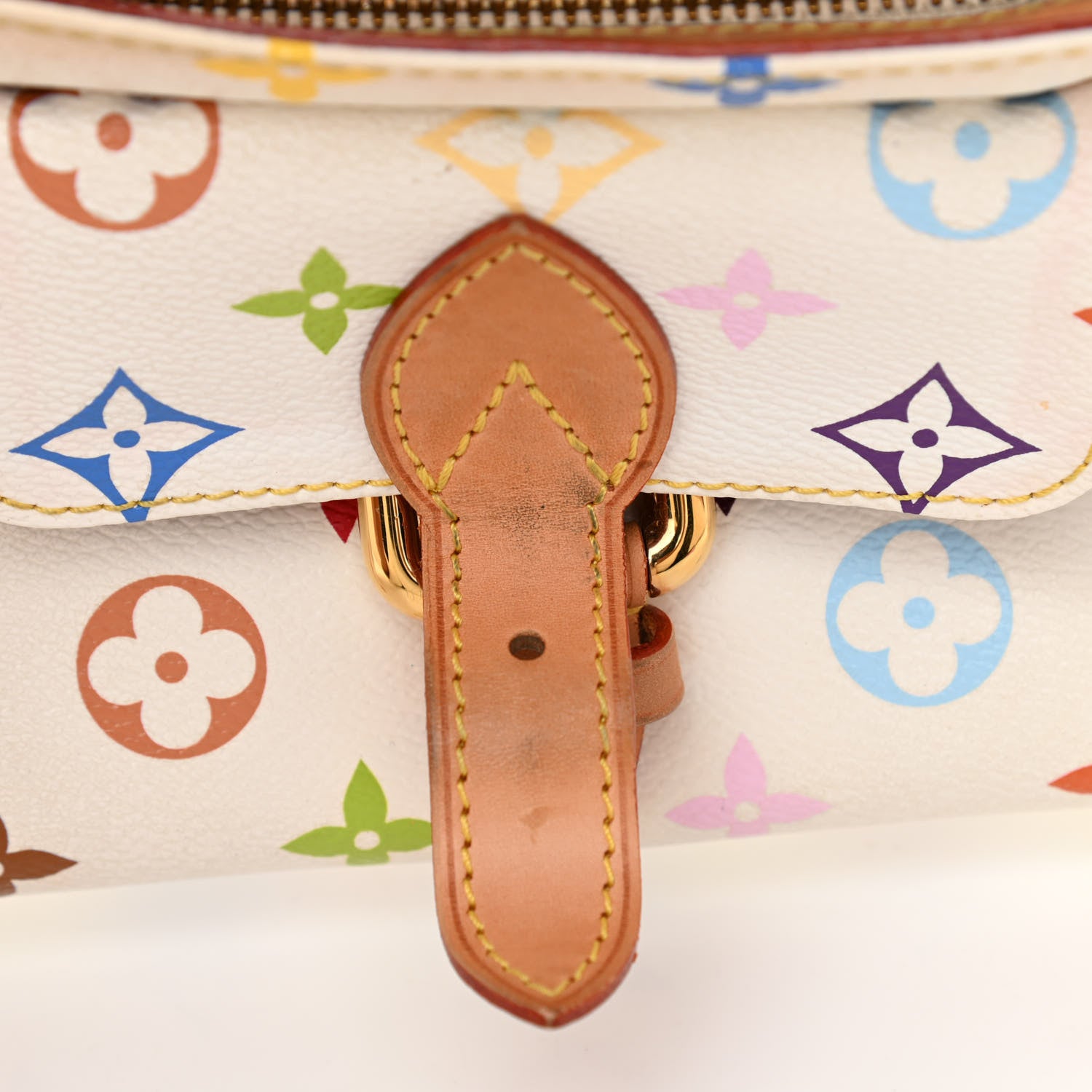 Louis Vuitton Monogram Multicolor Eliza White 9 of 12