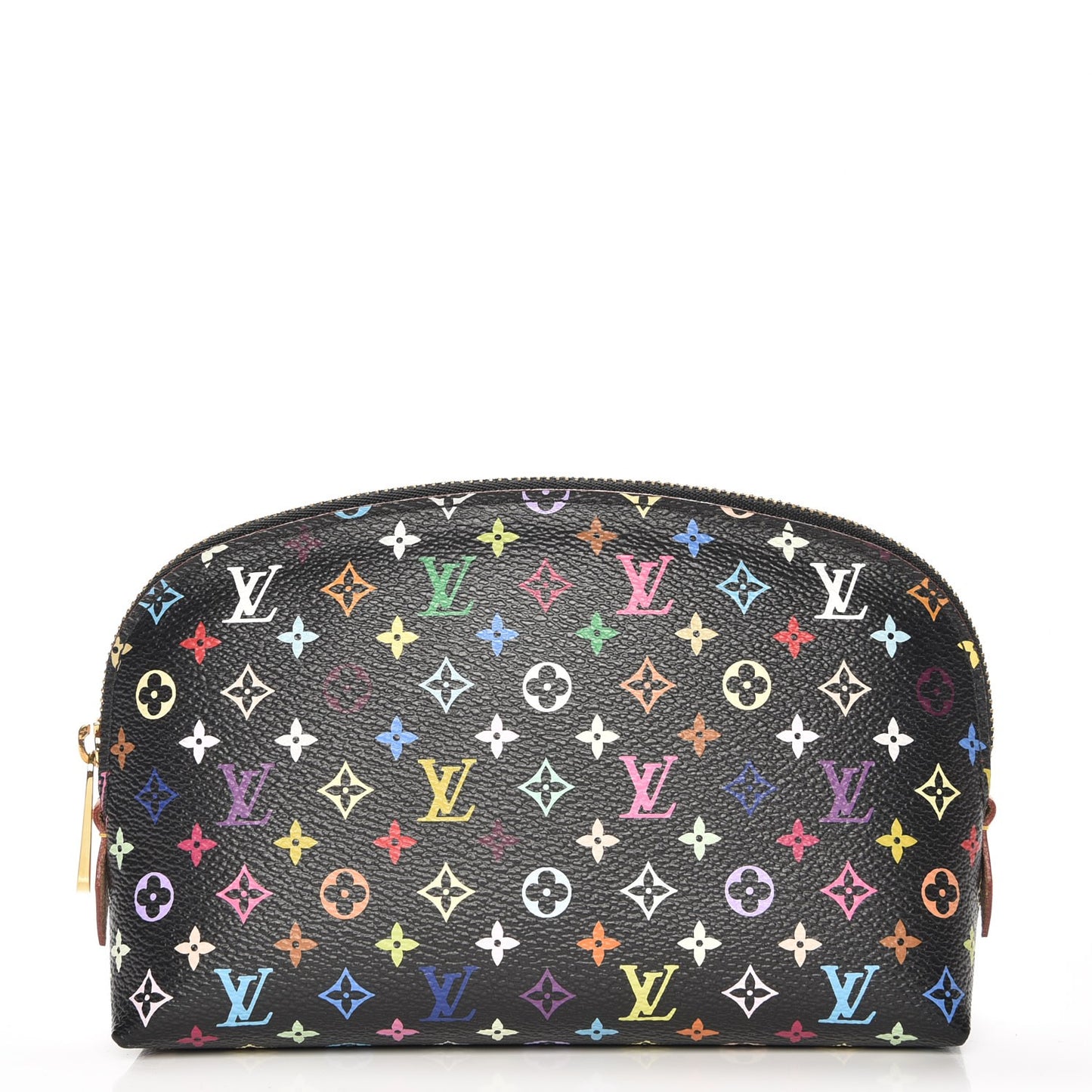 Monogram Multicolor Cosmetic Pouch Black Grenade
