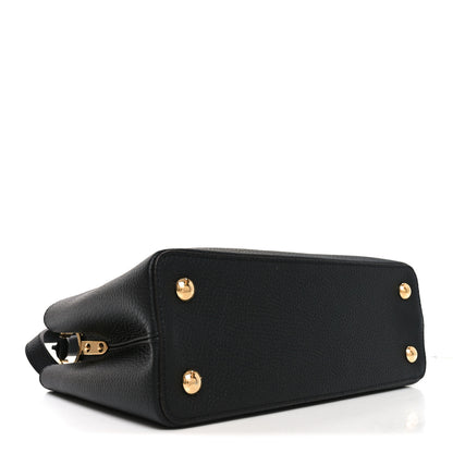 Louis Vuitton Taurillon Capucines PM Black 4 of 10