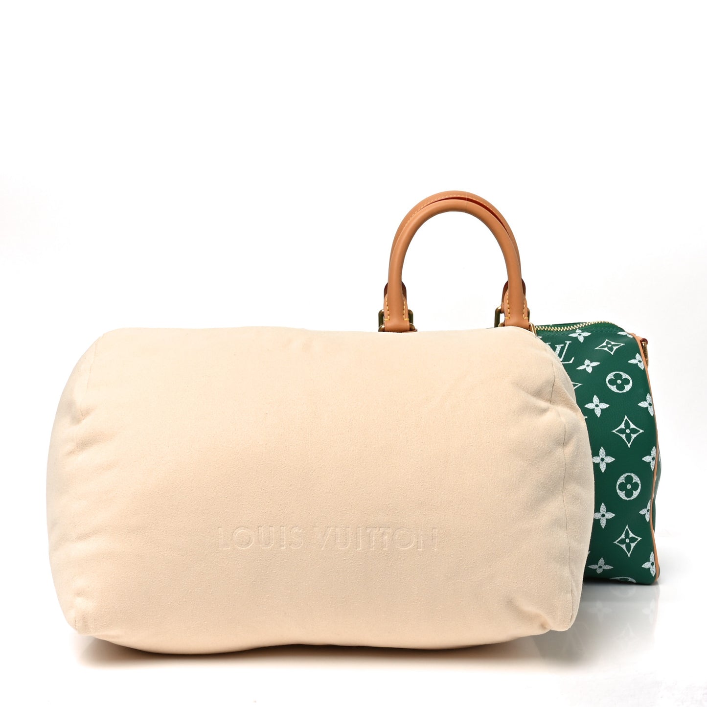 Calfskin Monogram Speedy P9 Bandouliere 30 Green Green
