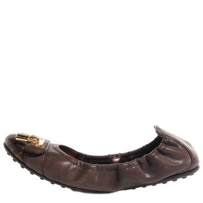 Louis Vuitton Monogram Canvas Lucky Ballerina Flats 39 Brown 1 of 7