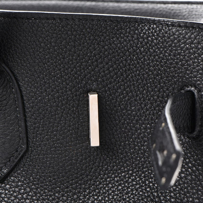 Hermes Taurillon Clemence Birkin 35 Black 17 of 37