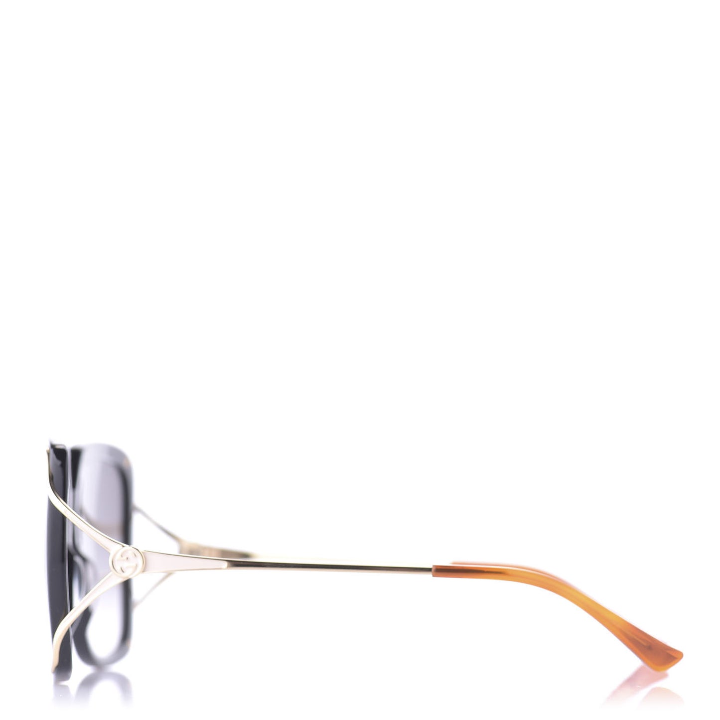 Acetate Butterfly Sunglasses GG0647S Black White