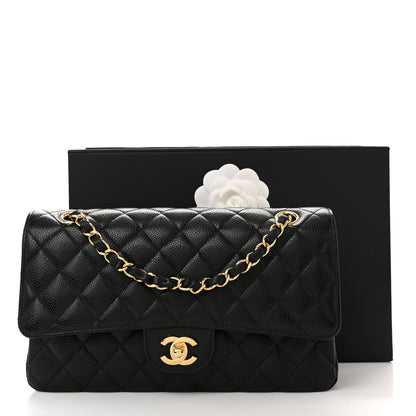 Chanel Caviar Quilted Medium Double Flap Black 13 of 13