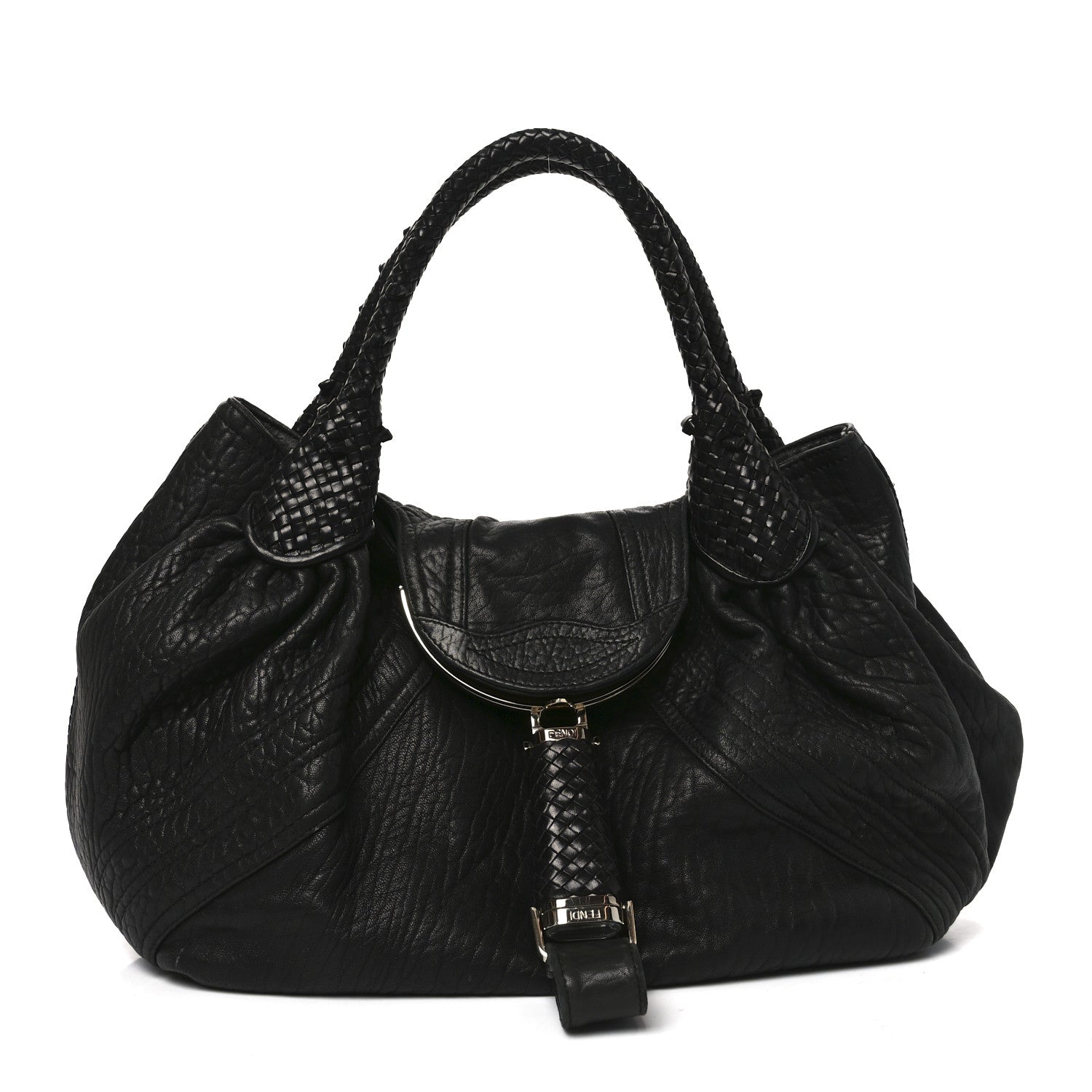 Fendi Nappa Nuvolata Spy Black 1 of 10
