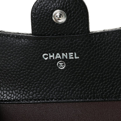 Chanel Caviar Quilted Compact Flap Wallet Black 5 of 11