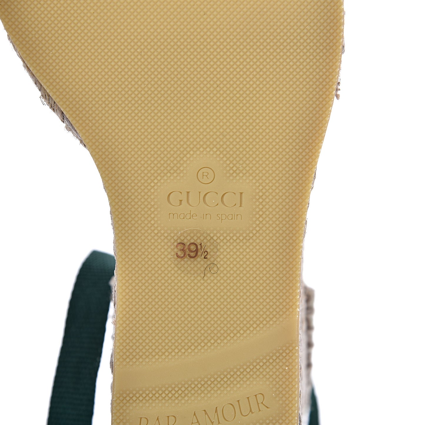 Canvas Malaga Kid Web Ankle Wrap Espadrille Wedge Sandals 39.5 Green Red Mystic White Emerald