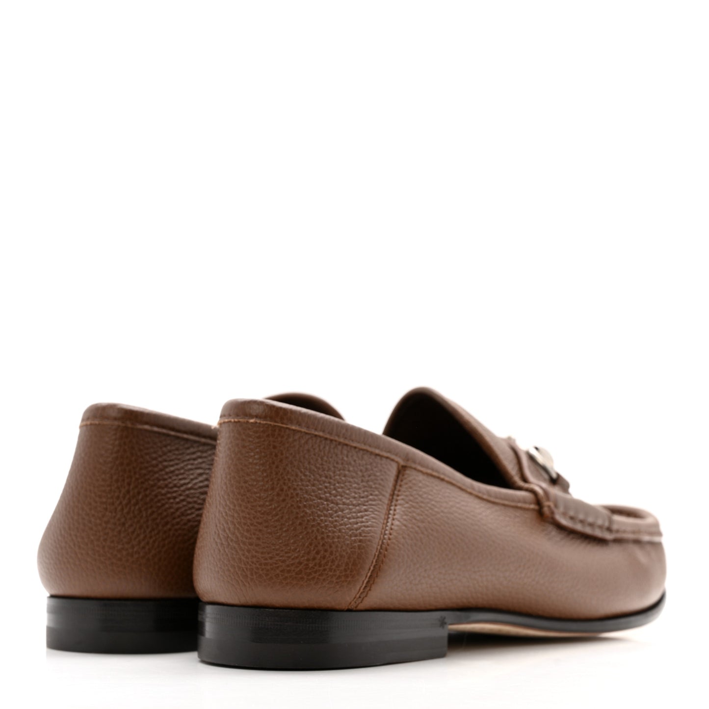 Bryanne Calfskin Mens 1953 Horsebit Loafers 9.5 Nut Brown