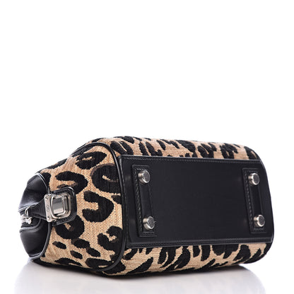 Louis Vuitton Jacquard Velvet Leopard Print Stephen Sprouse Baby Bag 4 of 10