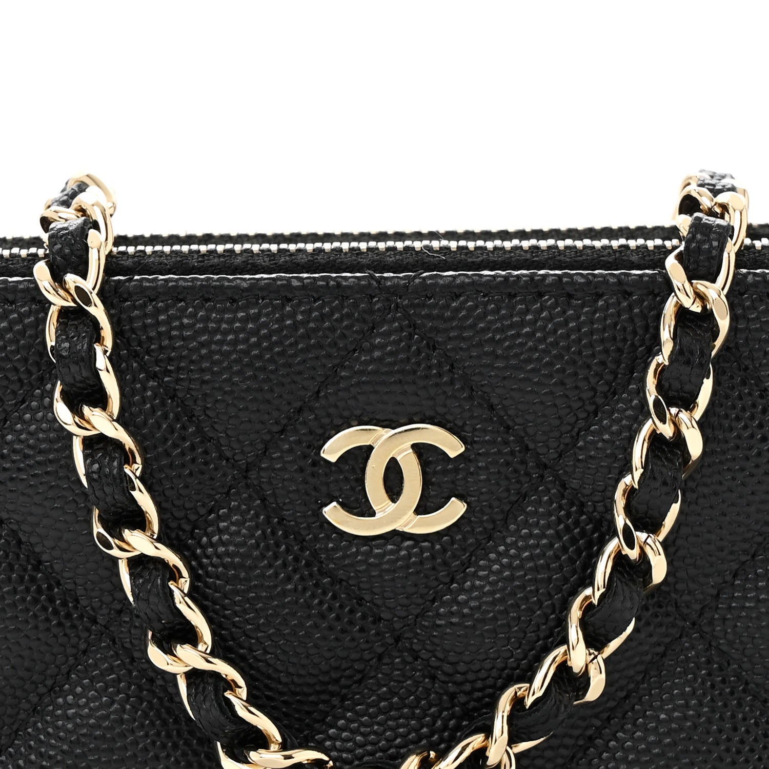 Chanel Caviar Quilted Small Clutch With Chain Black 11 of 14