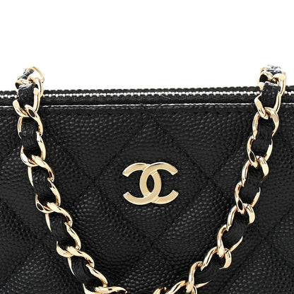 Chanel Caviar Quilted Small Clutch With Chain Black 11 of 14