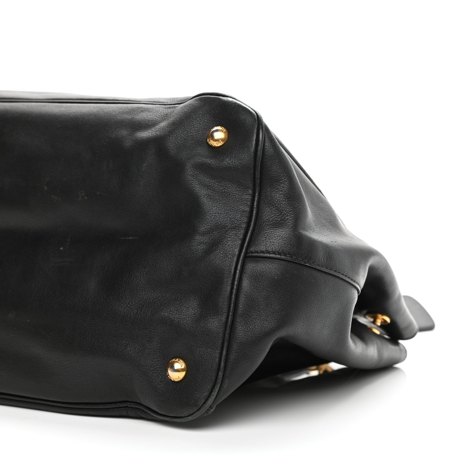Prada Soft Calf Satchel Black 9 of 12