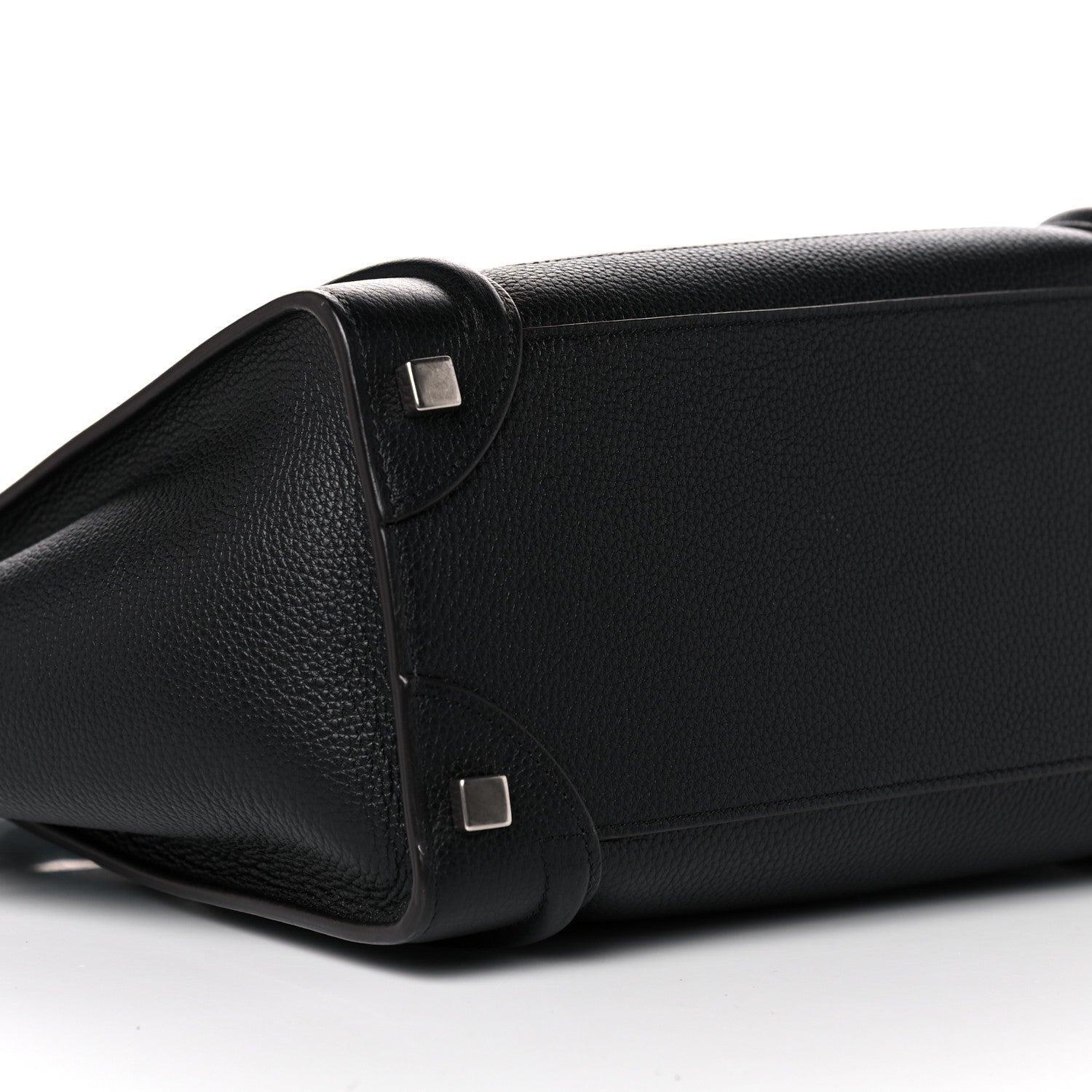 Celine Drummed Calfskin Micro Luggage Black 8 of 12