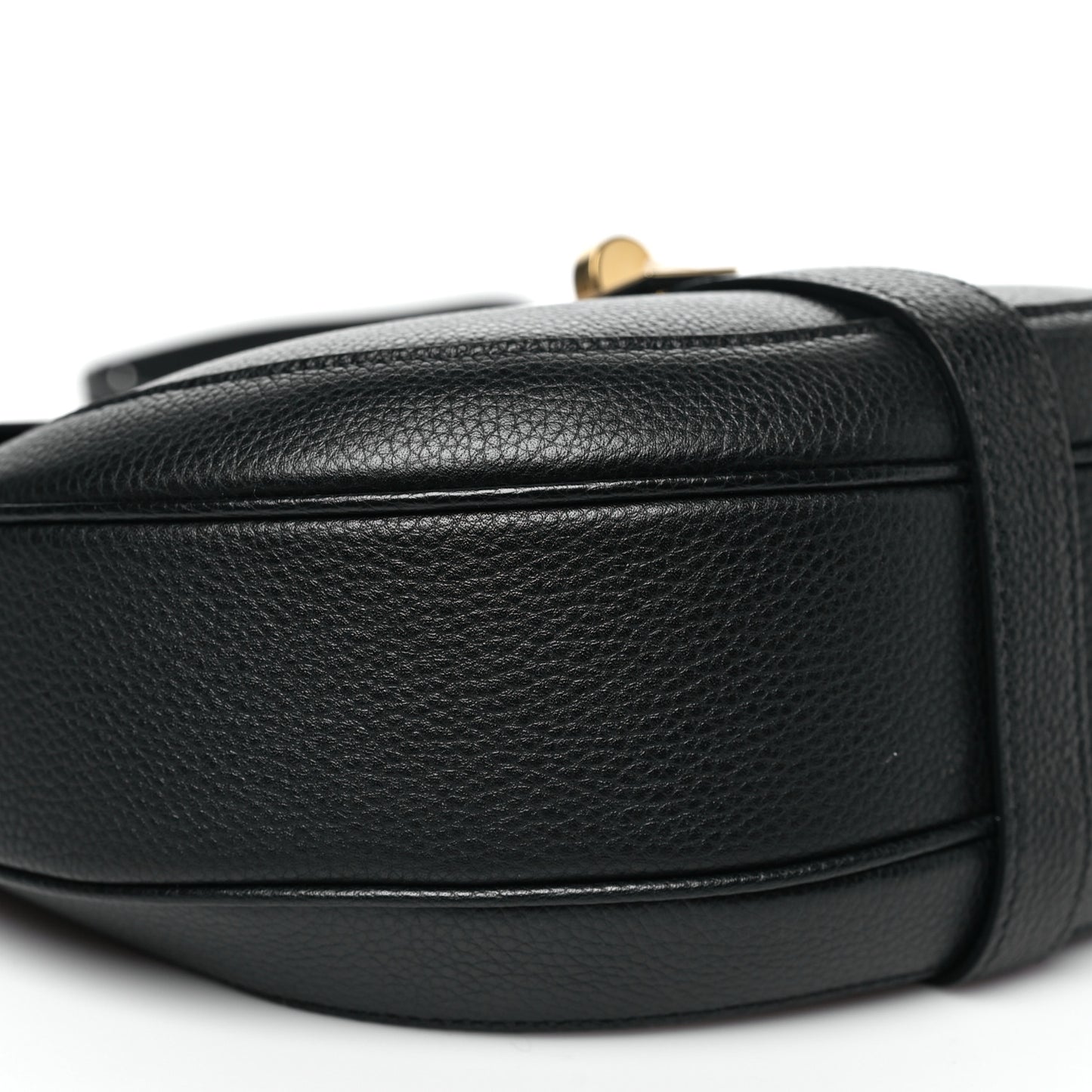 Grained Calfskin Medium Besace 16 Black