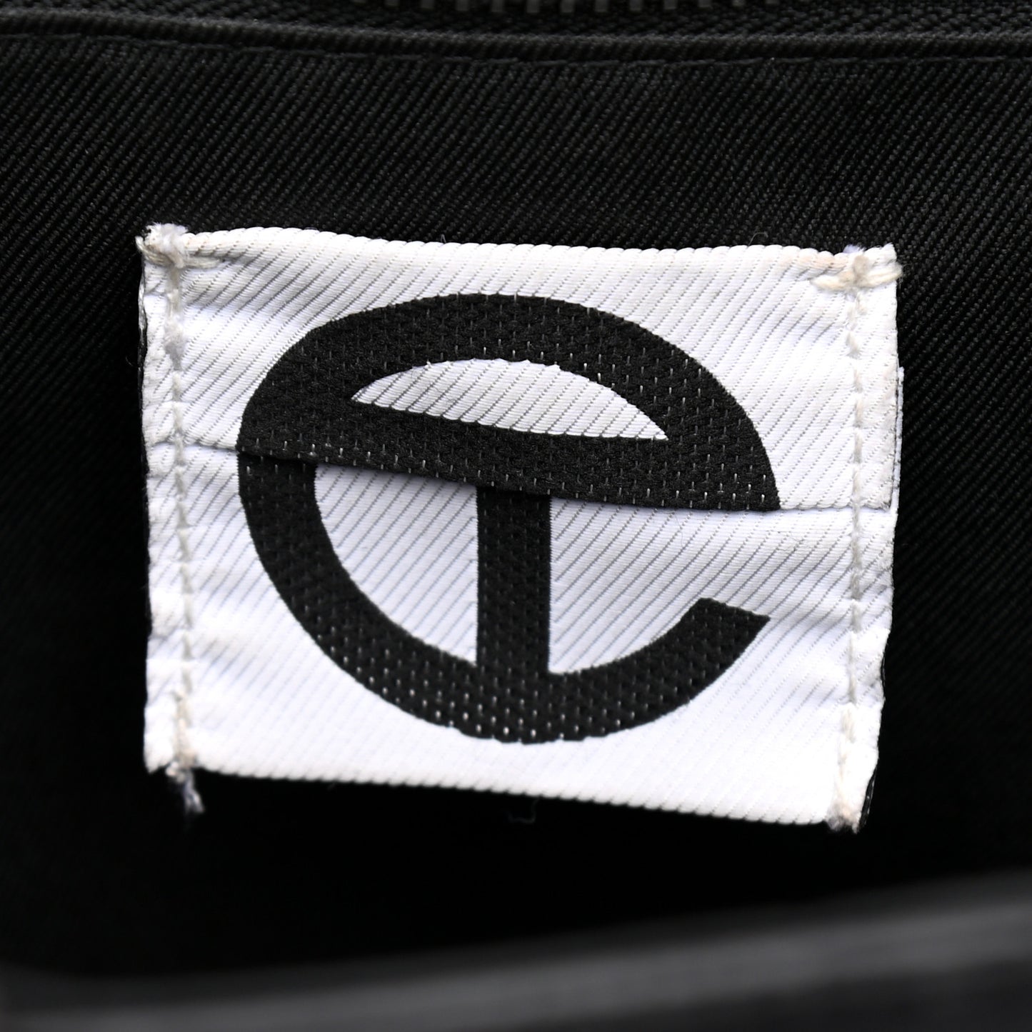 Nylon Medium Puff Shopping Bag Black