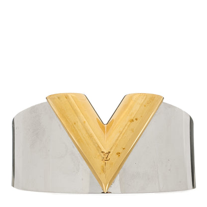 Louis Vuitton Metal Essential V Cuff Silver 1 of 4