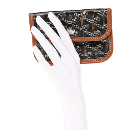 Goyard Goyardine Mini Anjou Pouch Black Gold 2 of 10
