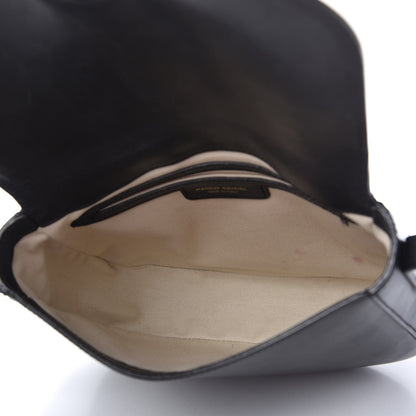 Mansur Gavriel Calfskin Flap Crossbody Bag Black 5 of 11