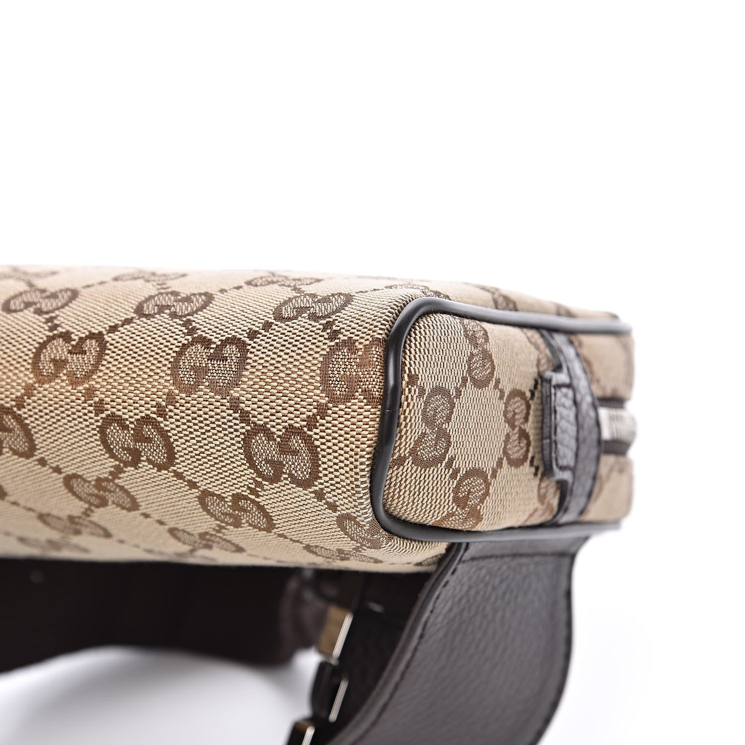 Gucci Monogram Belt Bag Dark Brown 9 of 10