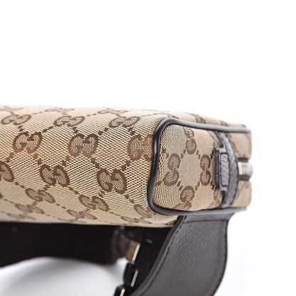 Gucci Monogram Belt Bag Dark Brown 9 of 10