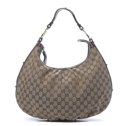 Gucci Monogram Medium Interlocking Hobo Dark Brown 1 of 10