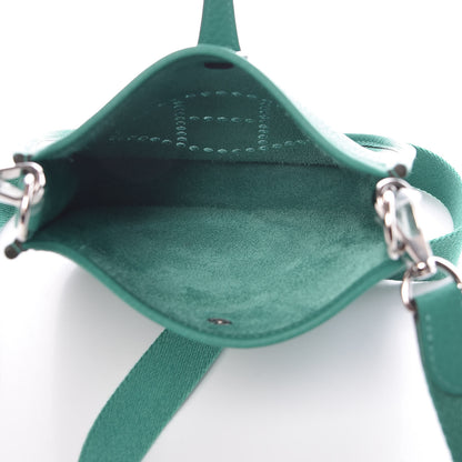 Hermes Taurillon Clemence Evelyne TPM Vert Verone 5 of 8