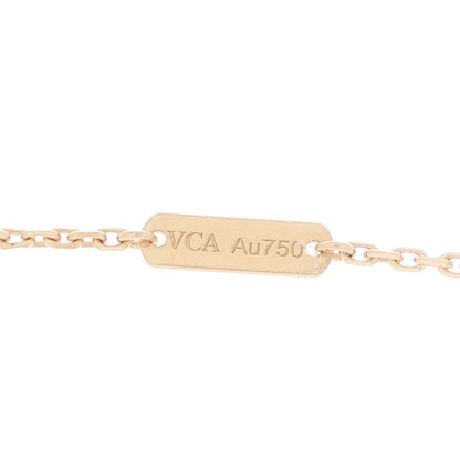 Van Cleef & Arpels 18K Rose Gold Gray Mother of Pearl Vintage Alhambra Pendant Necklace 4 of 5