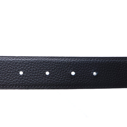 Hermes Box Togo 32mm H d'Ancre Belt 100 40 Black Bleu de Prusse 4 of 6