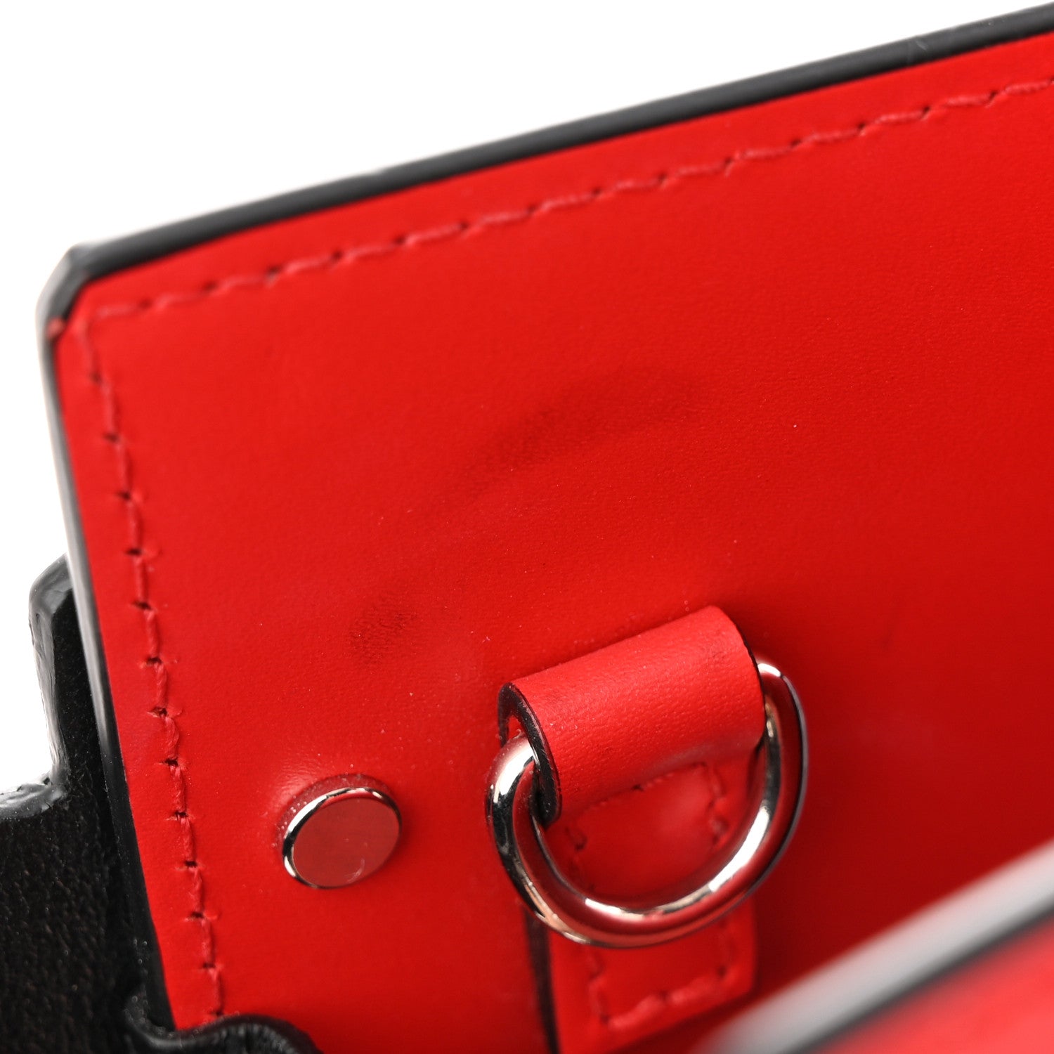 Givenchy Smooth Calfskin Small Degrade Horizon Satchel Red Black 11 of 13