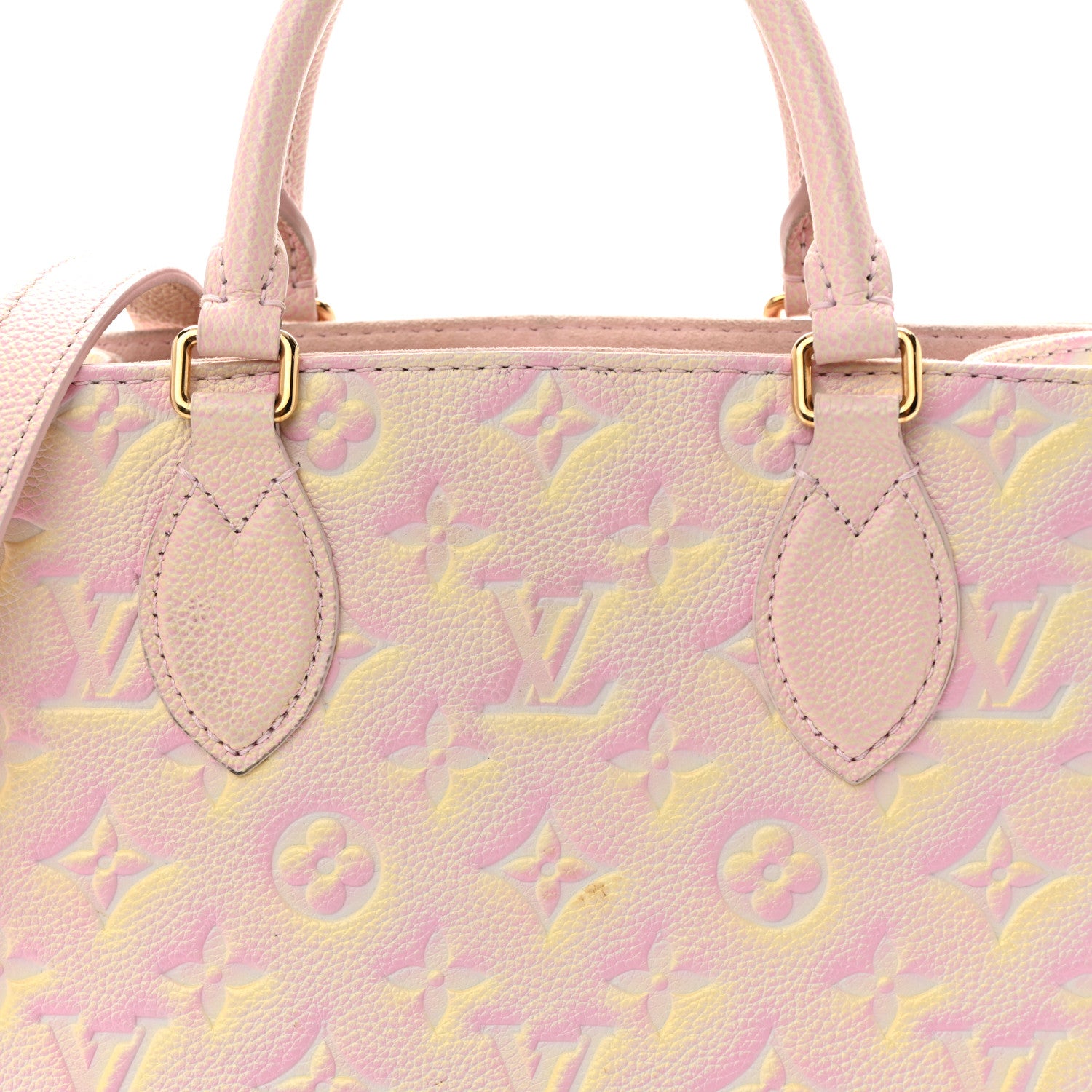 Louis Vuitton Empreinte Monogram Summer Stardust Onthego PM Pink 7 of 9