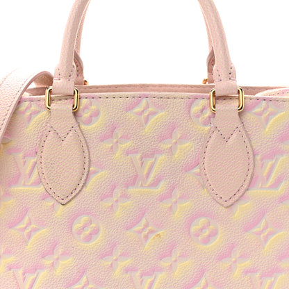 Louis Vuitton Empreinte Monogram Summer Stardust Onthego PM Pink 7 of 9