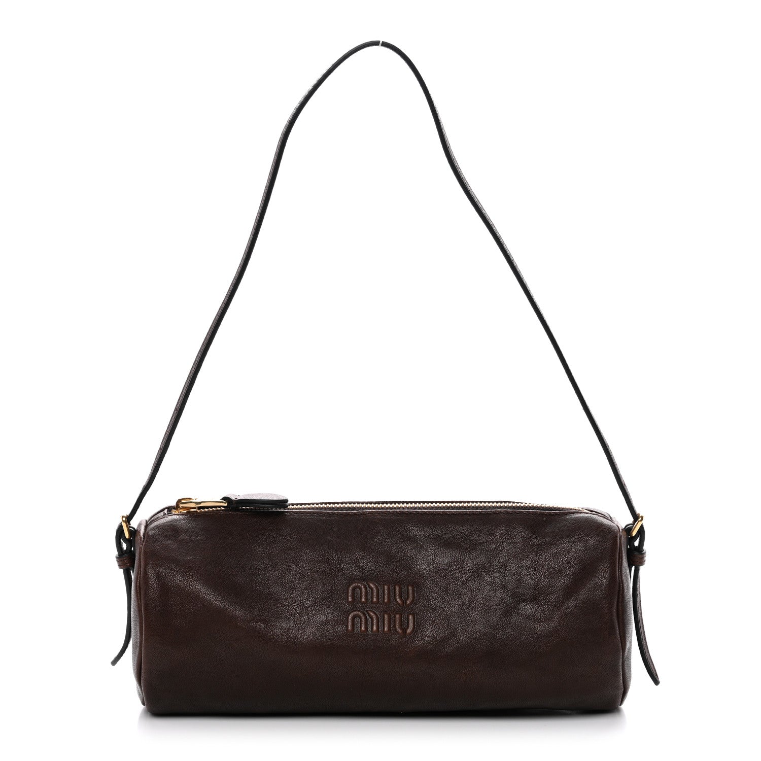 Miu Miu Nappa Aviator Mini Pouch Briarwood 1 of 11