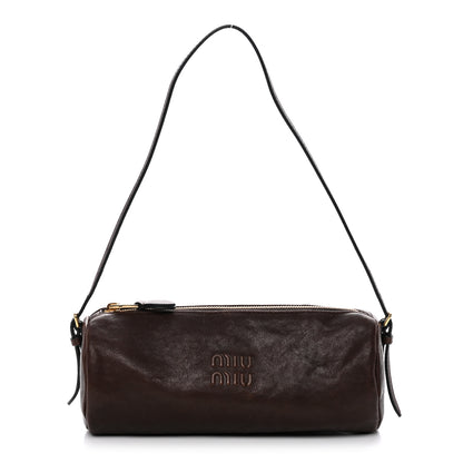 Miu Miu Nappa Aviator Mini Pouch Briarwood 1 of 11