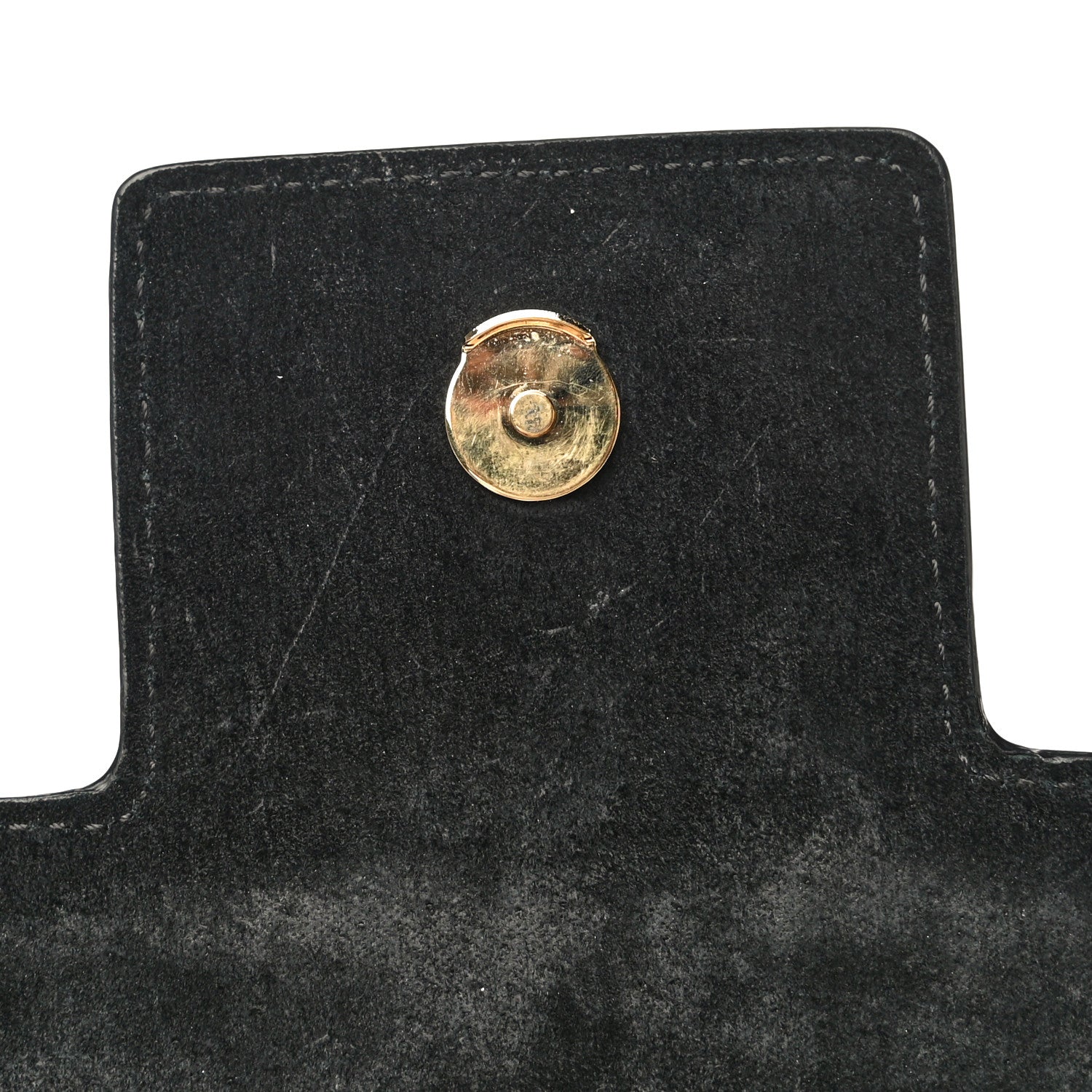 Alexander McQueen Grained Calfskin Small Insignia Flap Black 13 of 13