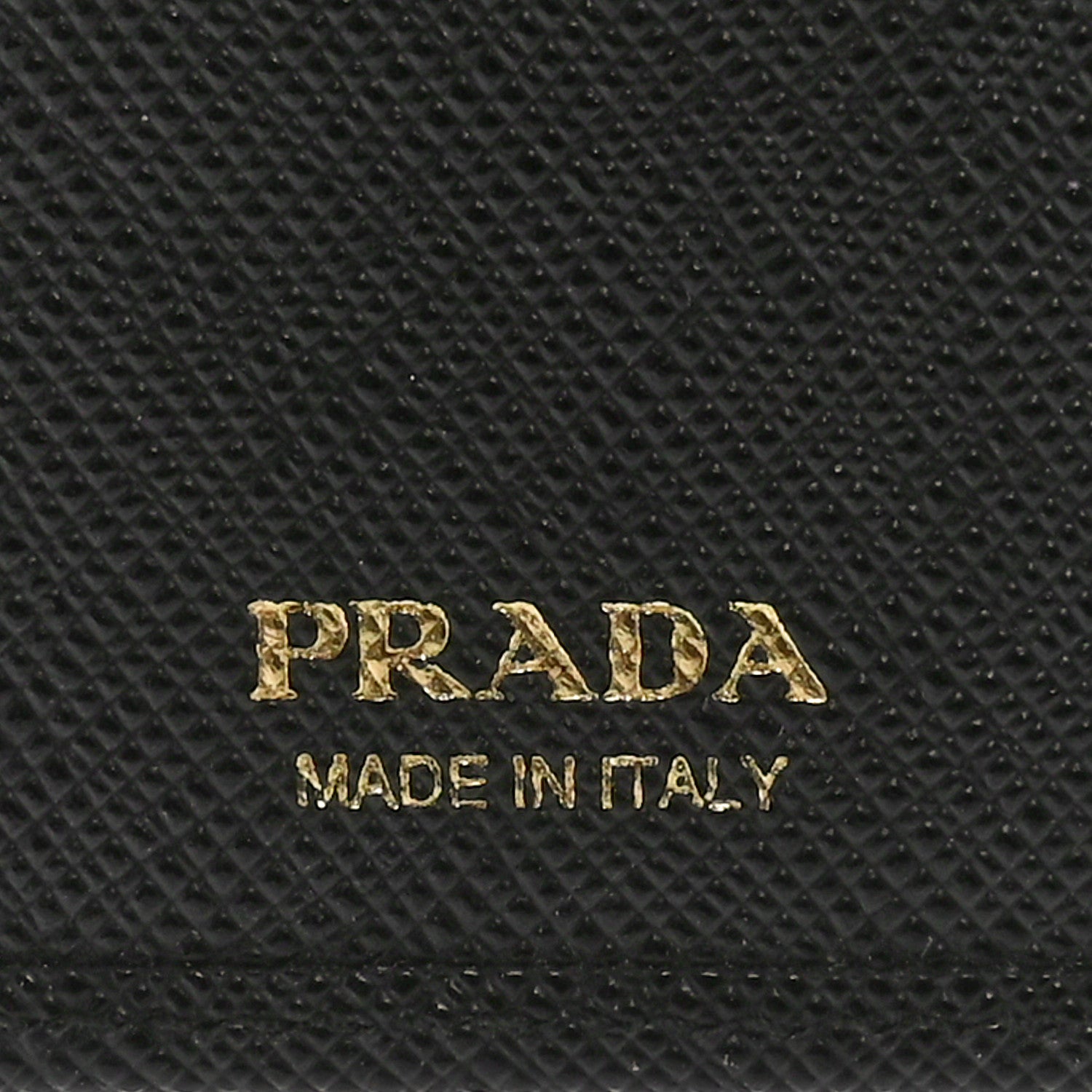 Prada Saffiano Metal Large Wallet Black 6 of 9