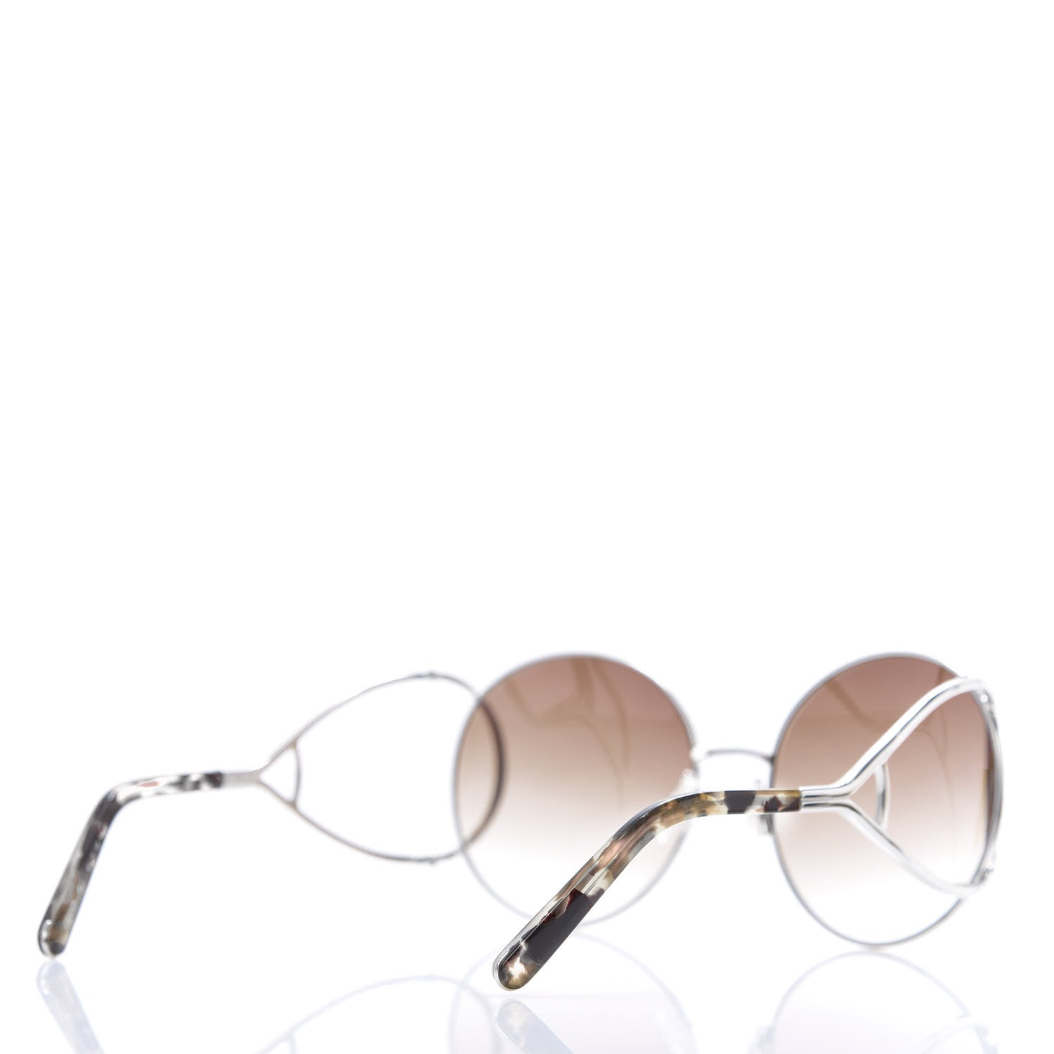 Chloe Jackson Oversized Round Sunglasses CE124S Turtledove 4 of 7