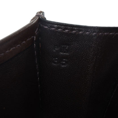 Hermes Box Pony Hair Jige Elan 29 Clutch Chocolate 7 of 7
