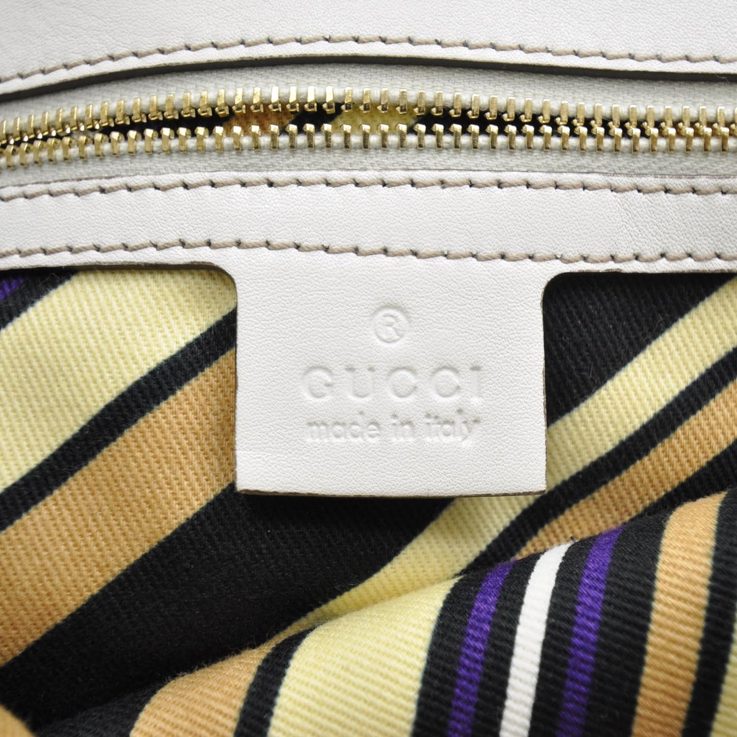 Leather Britt Shoulder Bag Ivory