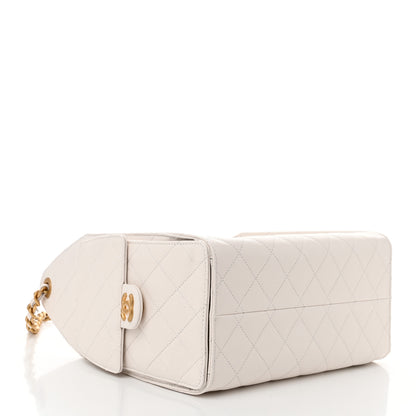 Chanel Caviar Quilted Small Chanel 25 Handbag White 4 of 10