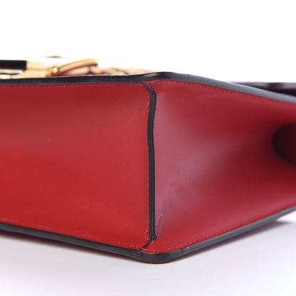 Gucci Calfskin Small Sylvie Shoulder Bag Hibiscus Red 14 of 14